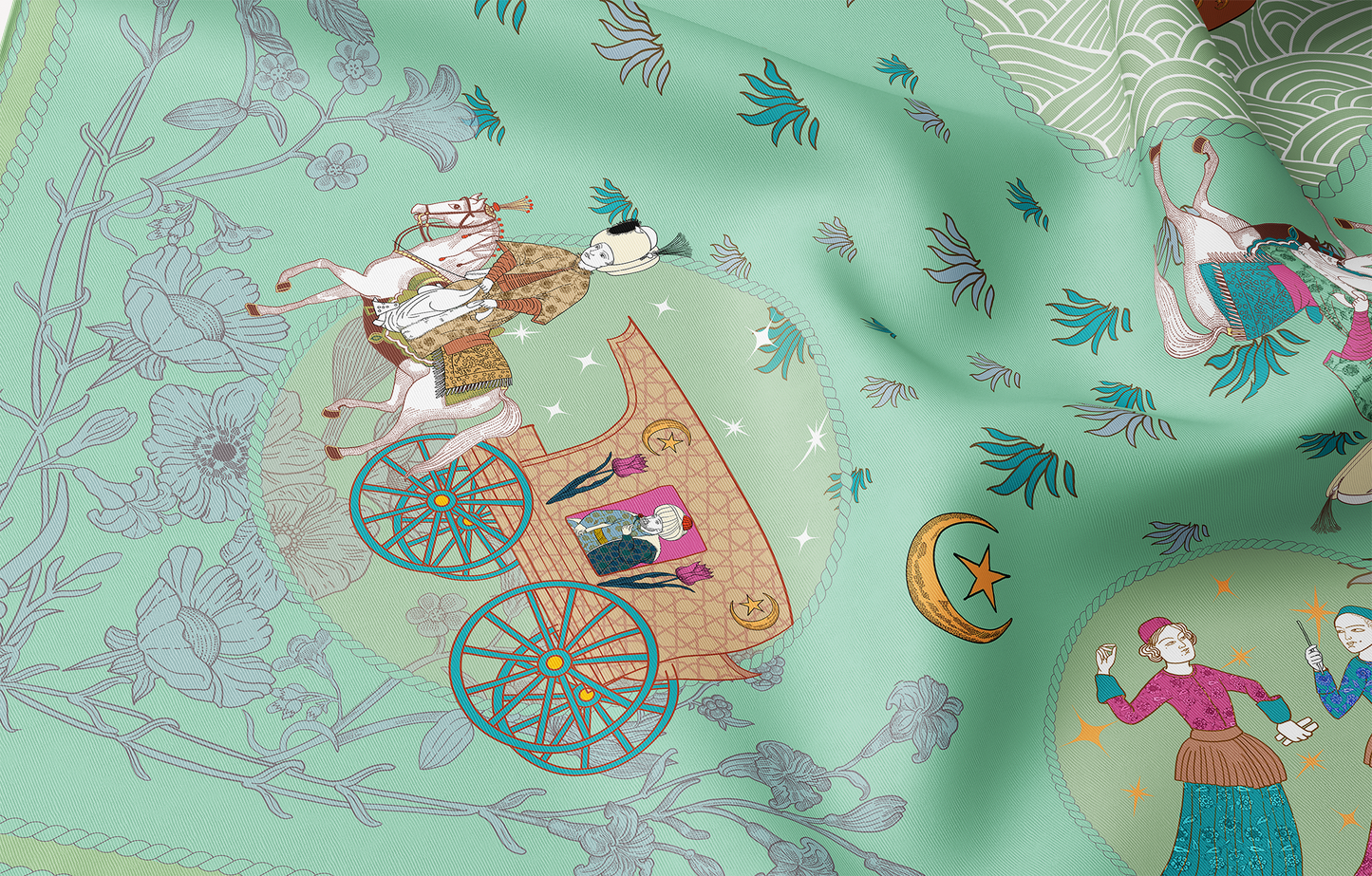Levantine Love / Pastel Green