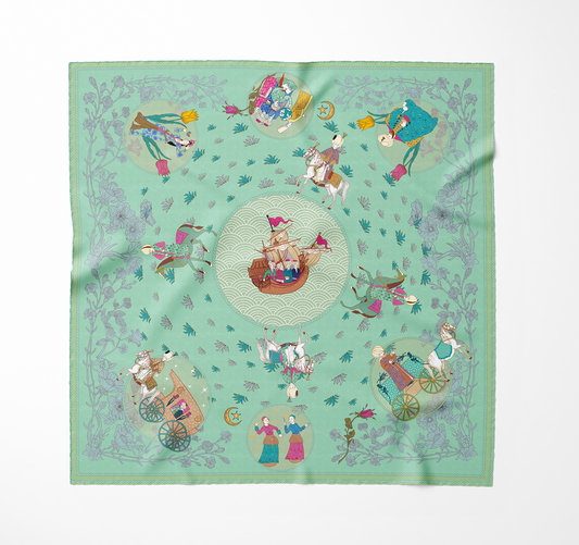 Levantine Love / Pastel Green